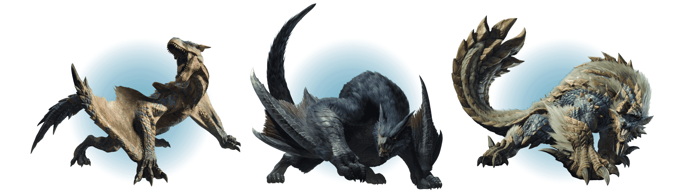 「轟龍」款 「迅龍」款 「雷狼龍」款